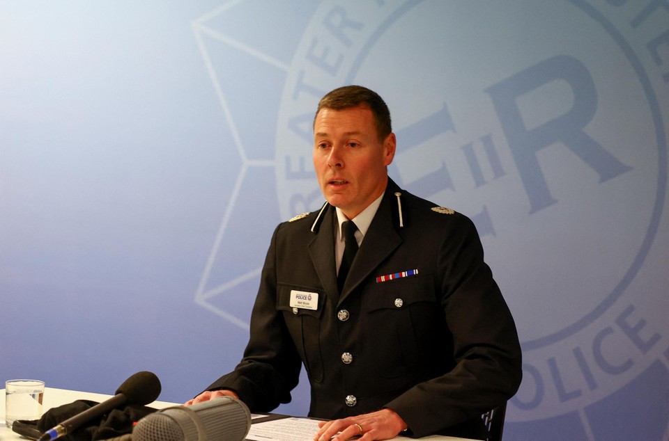 Matt Boyle, assistent korpschef van de politie van Manchester, sprak verslaggevers toe.