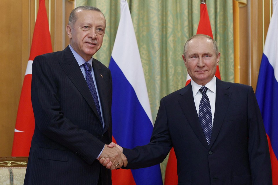 Begin augustus ontmoette Erdogan in Sotsji de Russische president, nu is hij in Oekraïne bij president Zelenski 