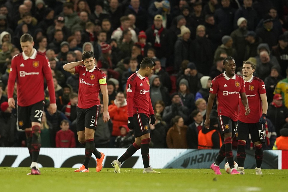 Manchester United baalt na het laatste fluitsignaal.
