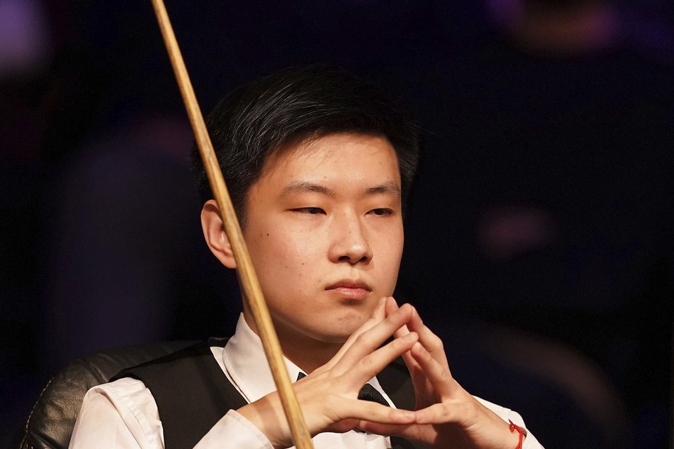 Zhao Xintong, tegenstander van Brecel in de finale 
