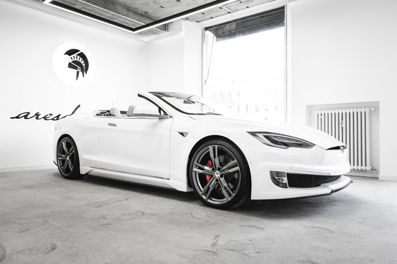 Tesla krijgt een cabriomodel Italiaanse ontwerper | van Limburg Mobile