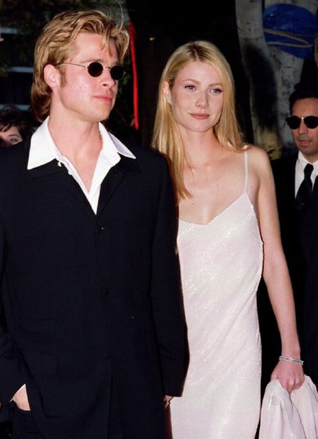 Brad Pitt en Gwyneth Paltrow in 1997.