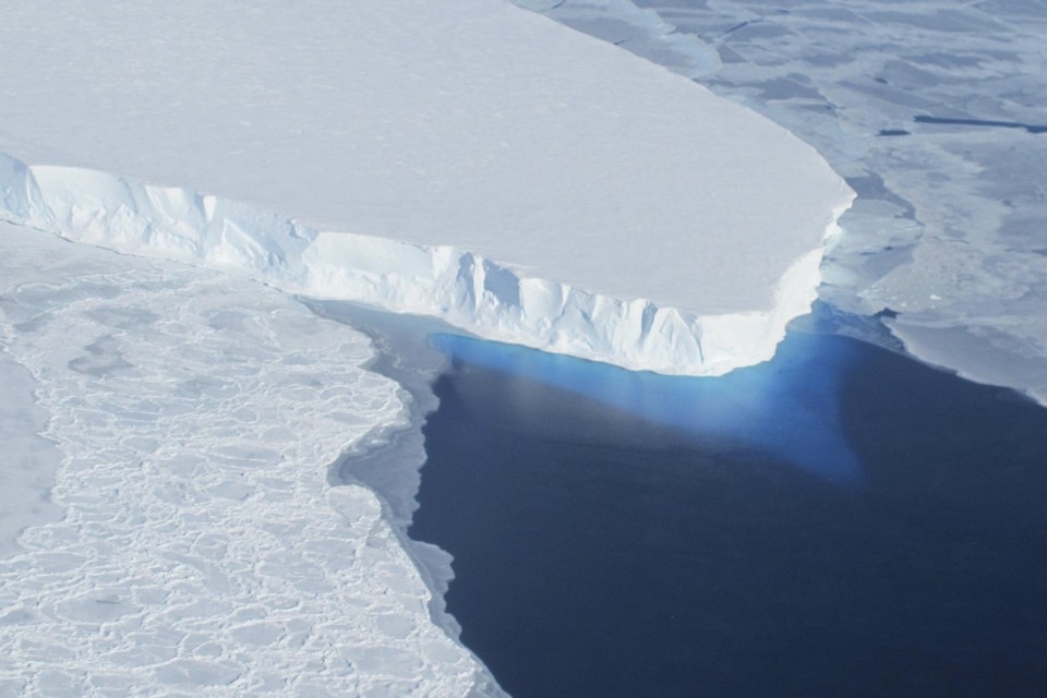 Smeltend ijs in Antarctica. 