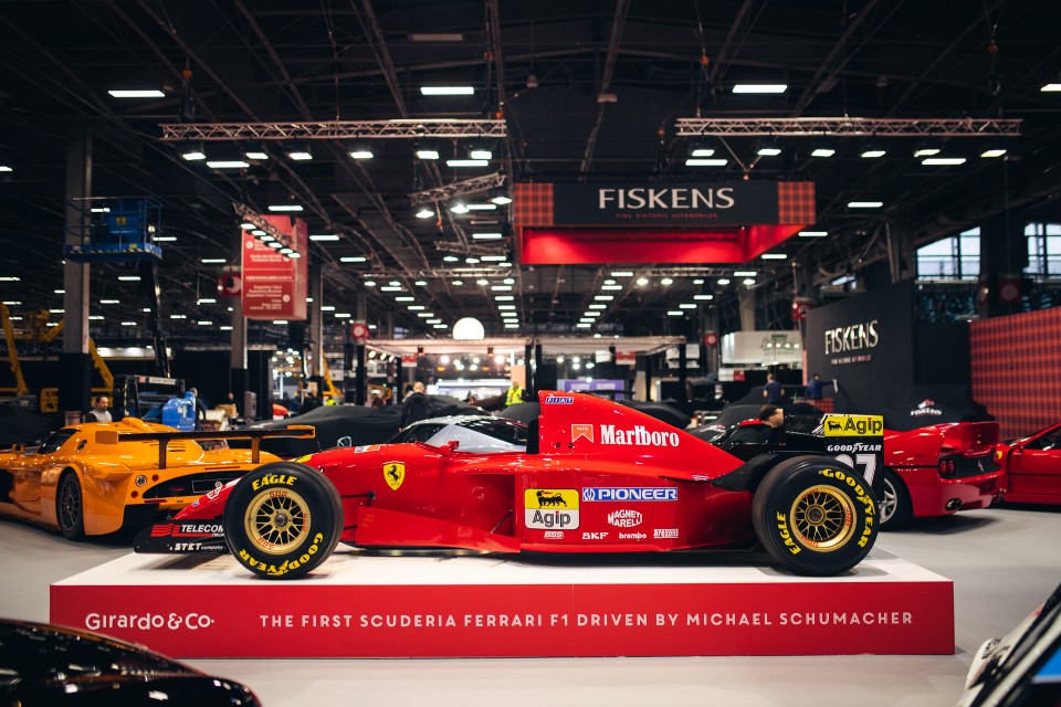 De Ferrari 412 T2 waarmee Michael Schumacher reed