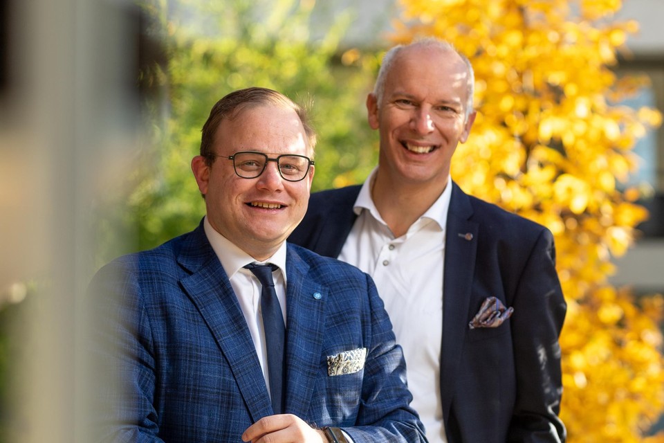 CEO Ruben Lemmens en voorzitter Marc Meylaers van VKW Limburg. 