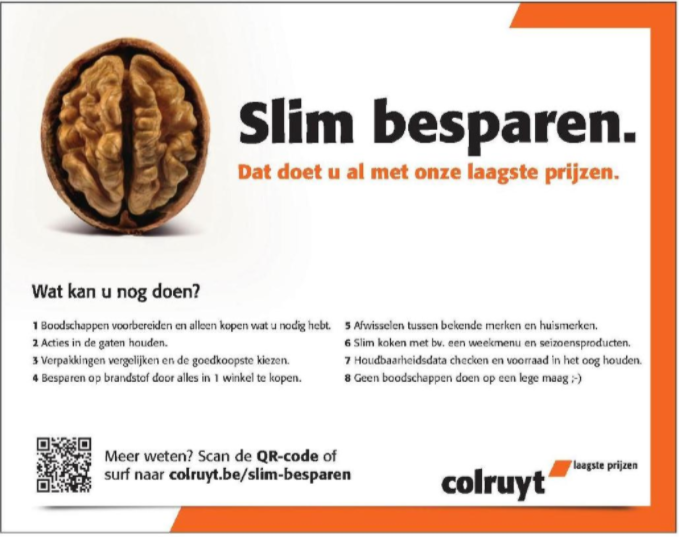 Tijdreeksen motor assistent Colruyt raadt klanten in advertentie aan om minder te kopen | Het Belang  van Limburg Mobile