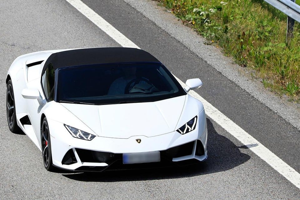 De Lamborghini Huracan. 