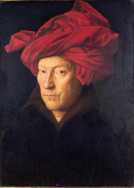 De cool van Jan Van Eyck: de meester schildert zichzelf in dit vermoedelijke zelfportret. 