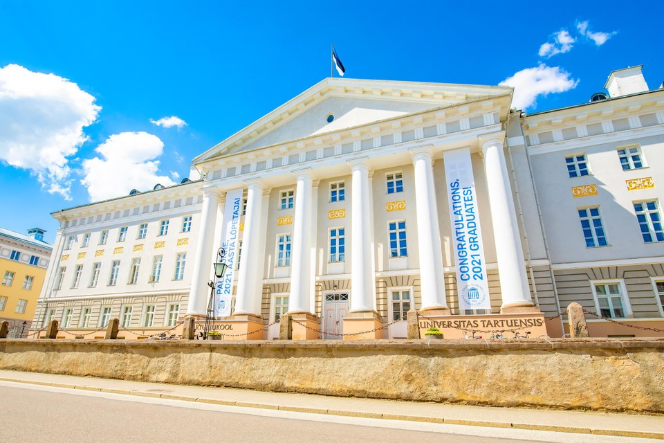 De universiteit van Tartu.