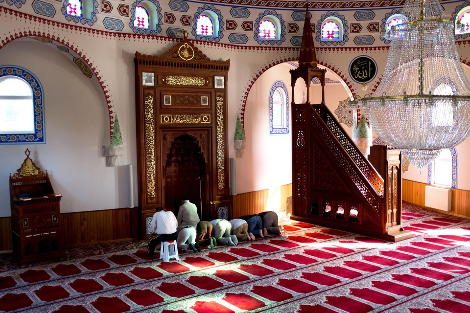 De moskee van Sledderlo. 