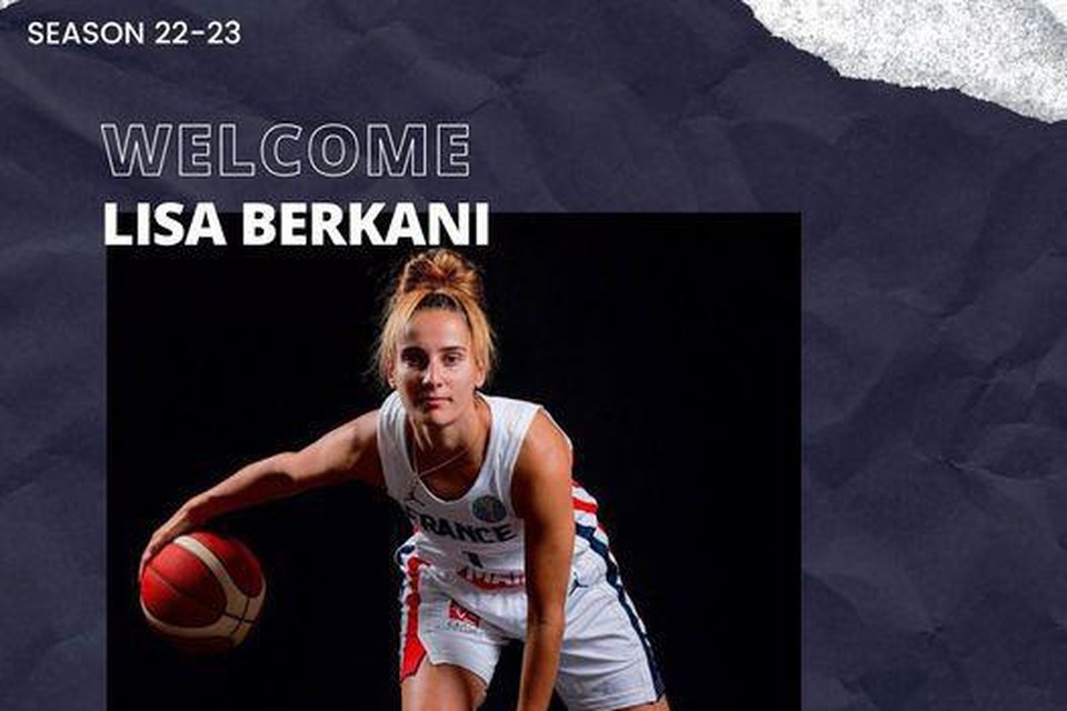 Lisa Berkani is de nieuwe Franse guard van Kangoeroes Mechelen. 