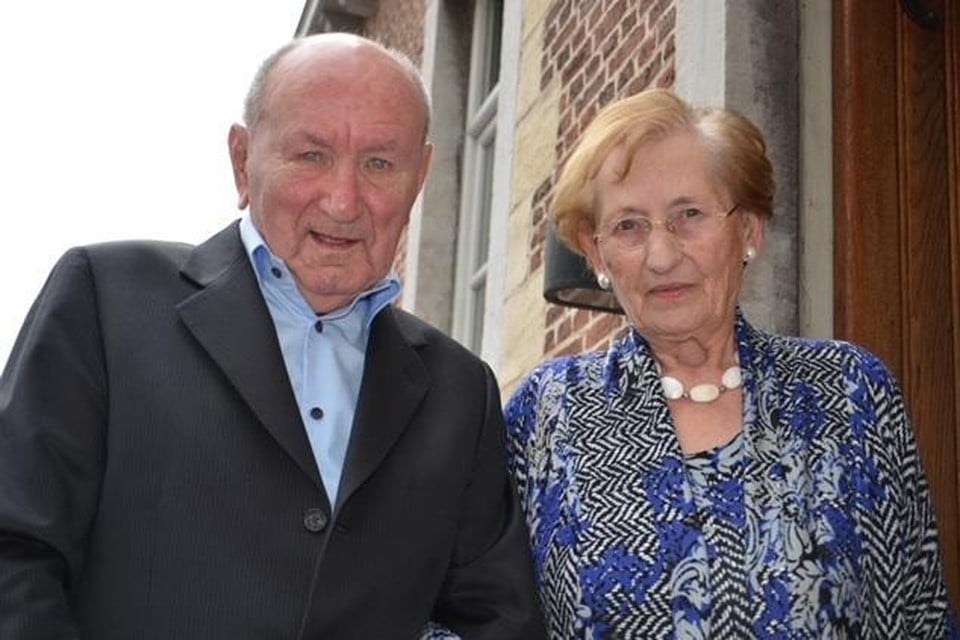 Marcel Switten met zijn vrouw Yvonne, die enkele maanden voor hem overleed. 