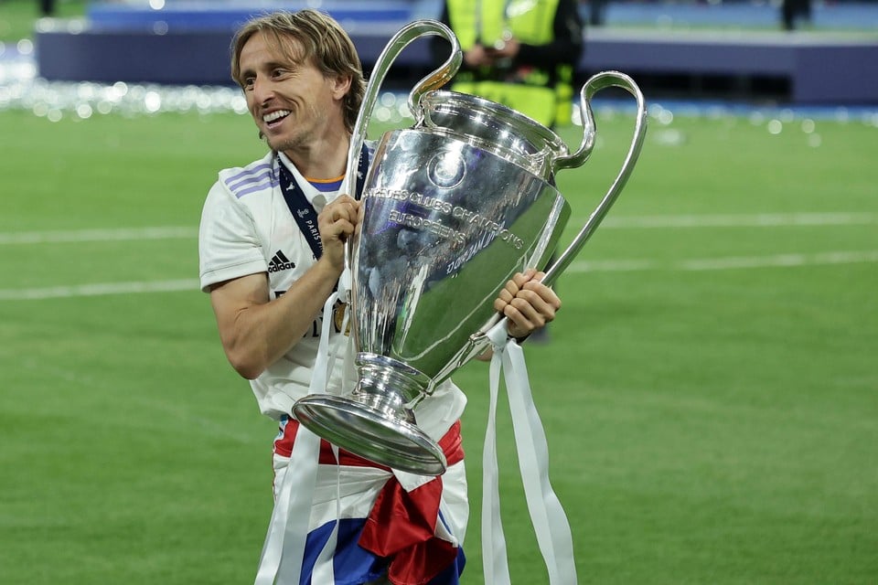 Modric won met Real al 5 keer de Champions League.