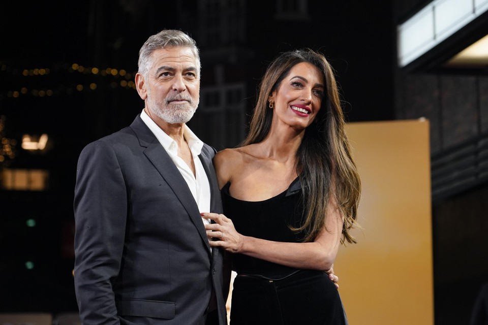 Amal en George Clooney.